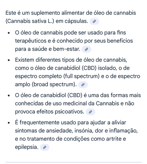 Suplemento de cannabis