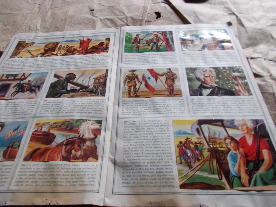 Conquista do  Oeste .250 cromos.