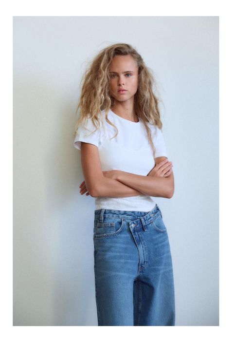 ZARA Джинси Нові з біоками  44 европейський XXL