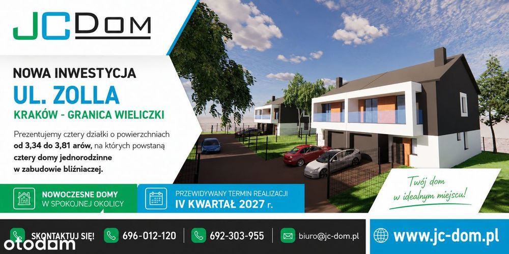 Dom W Zabudowie Bliźniaczej- Ul. Fryderyka Zolla, Kraków (Bieżanów)