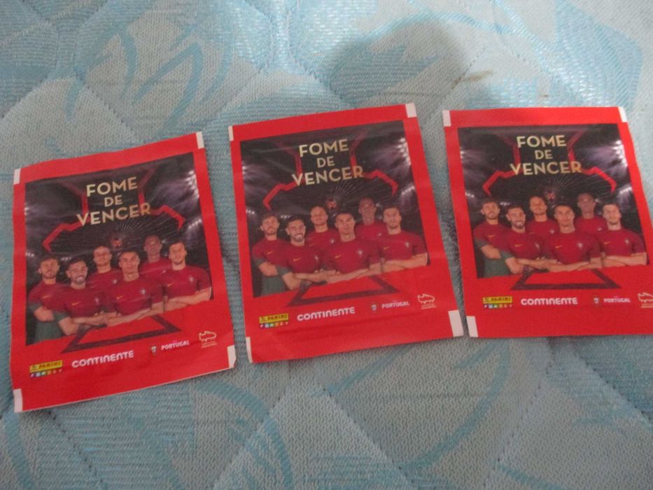 cromos de futebol 3 saquetas novas