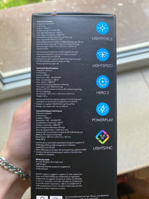 Logitech G PRO 2 lightspeed