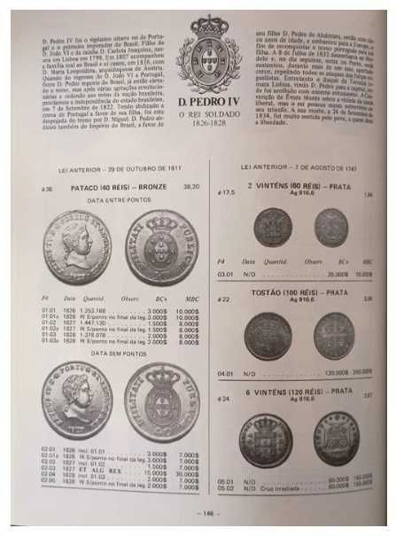 Catálogo Moedas Portuguesas (IV Dinastia) - Alberto Gomes - Só 18,00€