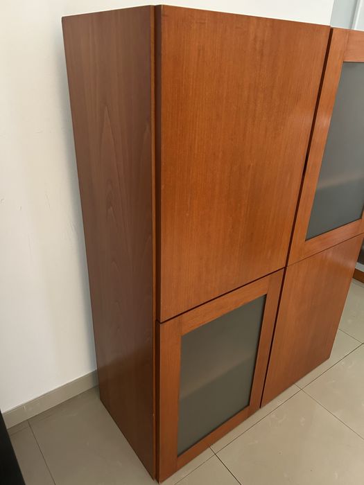 Movel com portas e prateleiras em Faia