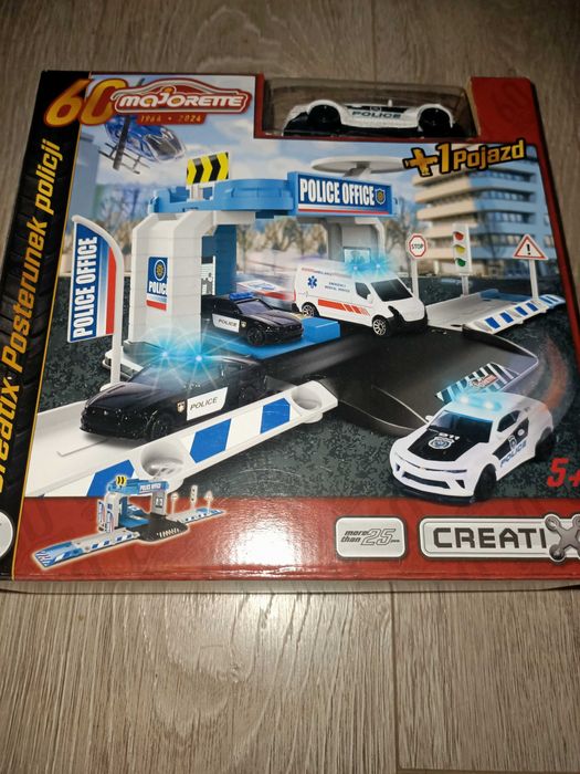 Majorette Creatix Posterunek policji stacja + 1 pojazd