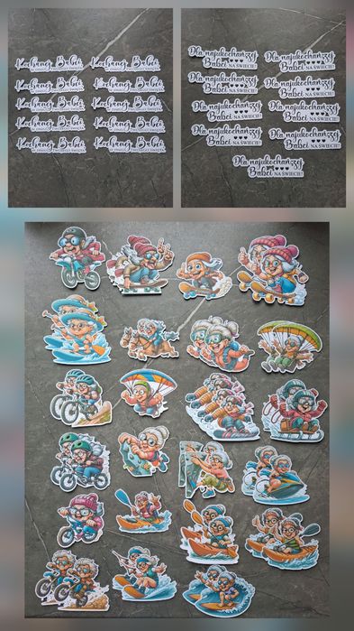 Scrapki i napisy na Dzień Babci - scrapbooking
