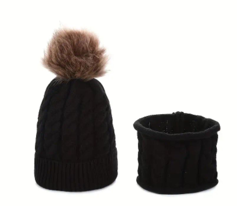 Gorro e gola para crianças