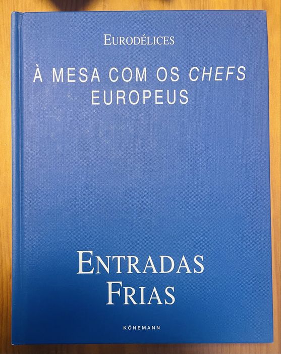 Livros: À Mesa com os Chefs Europeus à mesa com os chefs europeus