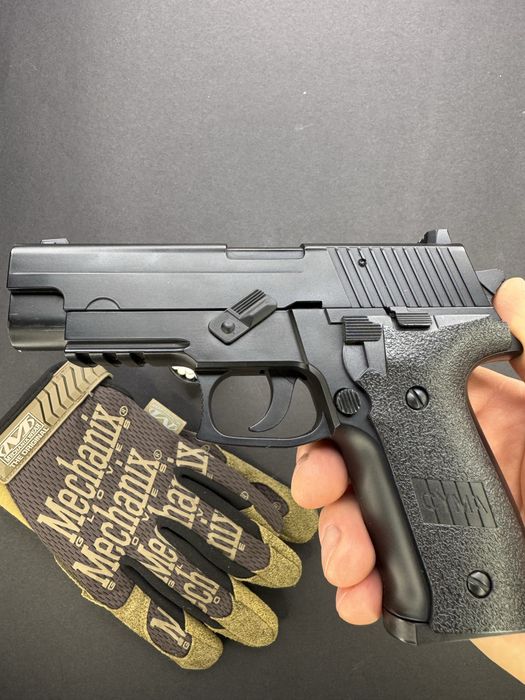 Металевий пістолет SS P226 metal — ZM23 (функціональна іграшка)