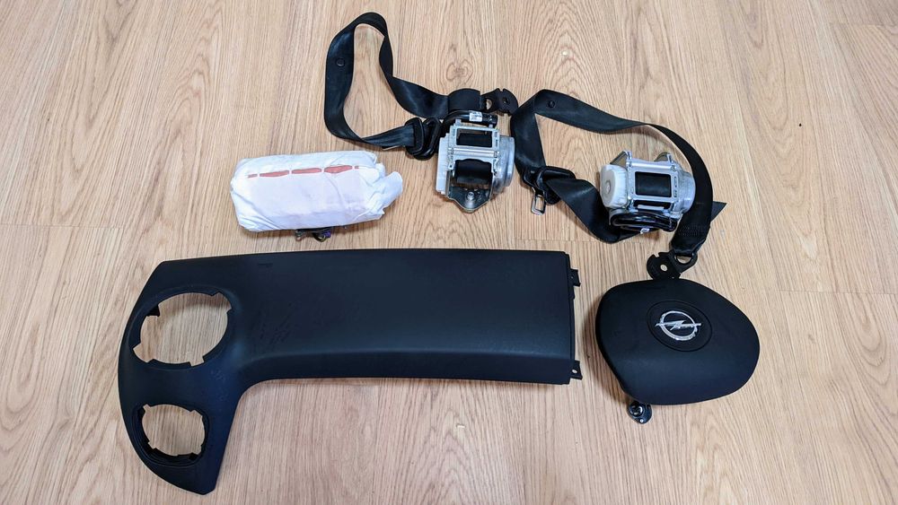 Conjunto Kit Airbags Tablier Opel Vivaro 2014 a 2019 Volante Cintos