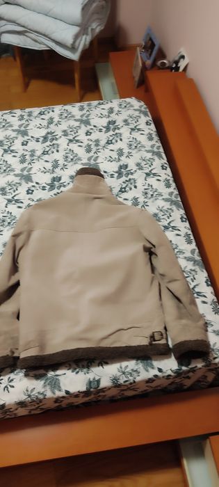 Casaco em pele forrado tamanho M