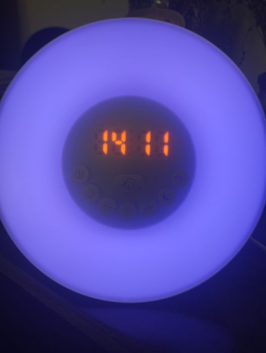 Радіо годинник блютуз колонка