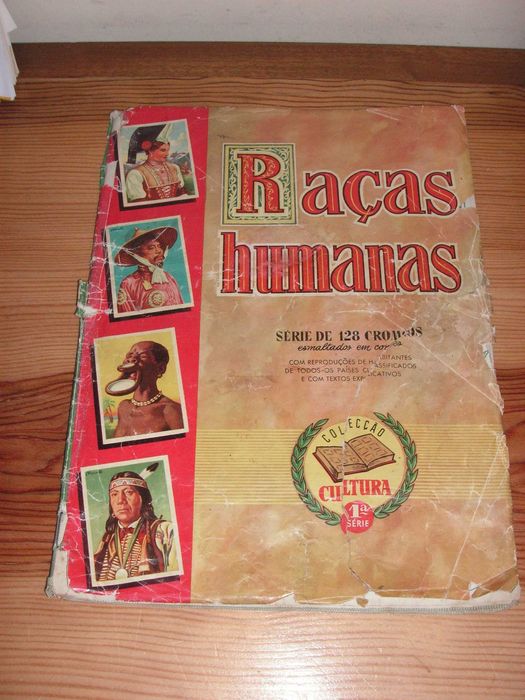Raças Humanas Cromos - Agência Portuguesa de Revistas - Antigo