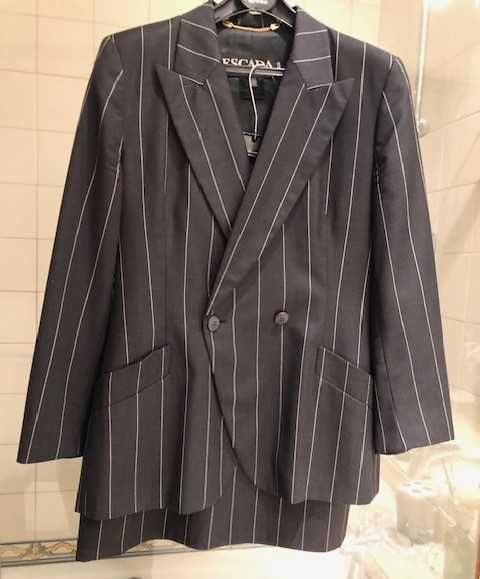 Elegante fato saia casaco da marca de luxo Escada