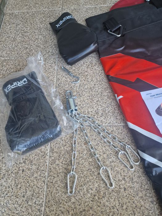 F10 Saco De Pancada Com Luvas Bate,