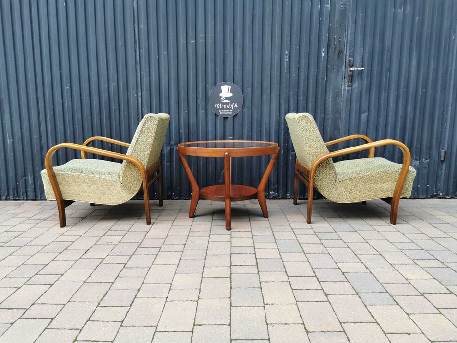 Zestaw ART DECO Kropáček & Koželka, Czechosłowacja '40-'60, Retro, PRL