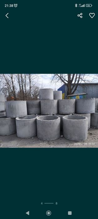 ЖБ кольца. Залізобетонні кільця для колодязів та вигребних ям.