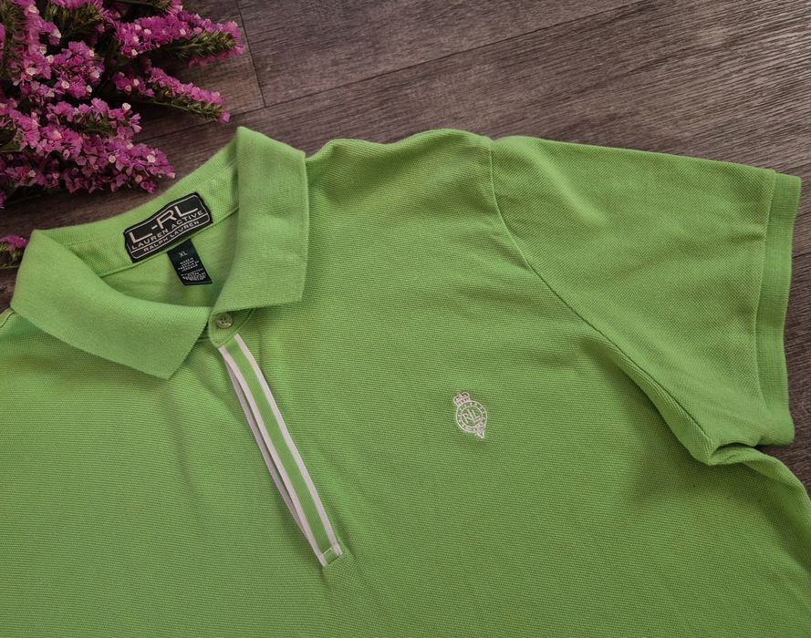 Салатове поло ralph lauren розмір xl
