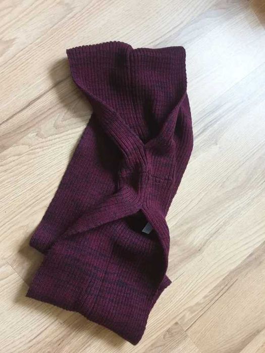 Burgundowy komino-szalik Mavi