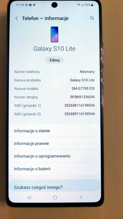 Samsung Galaxy S10 8GB/128GB