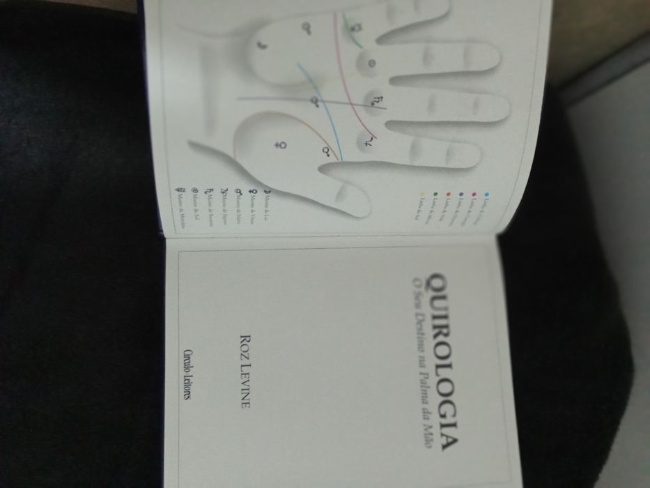 Livro "Quirologia - o destino na palma da sua mão"
