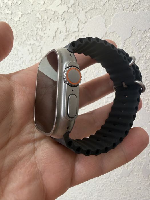 Apple Watch Ultra 49mm Titanium Midnight Ocean Band A2622