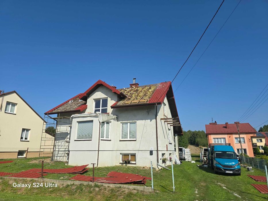 Naprawa Izolacji dachu Docieplenie celuloza wełna piana pur ocieplanie