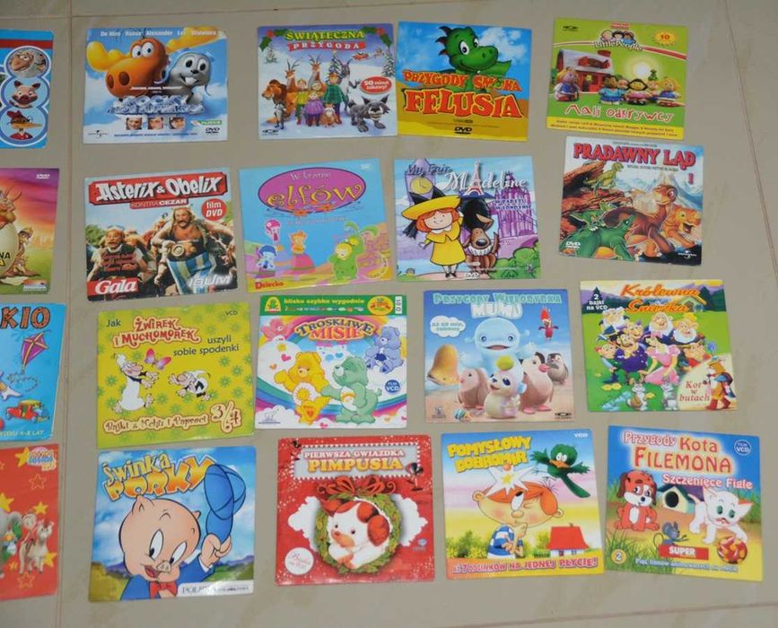 Kultowe bajki na dvd, 35 sztuk