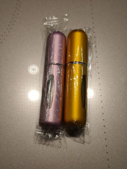 Komplet 2 atomizery na perfumy nowe buteleczki do torebki