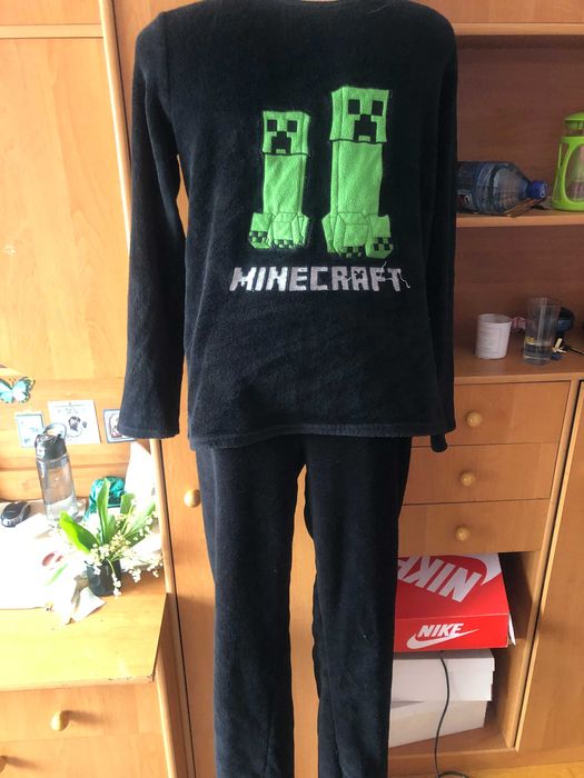 Пижама, комплект, костюм,13-14 p 164 см. Minecraft.