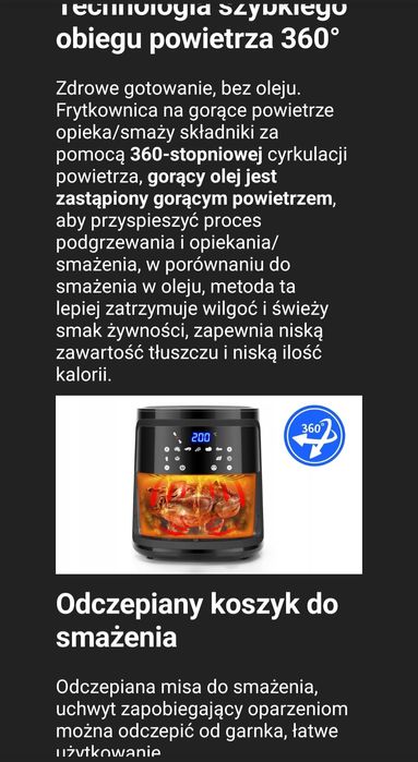 Airfryer na gwarancji