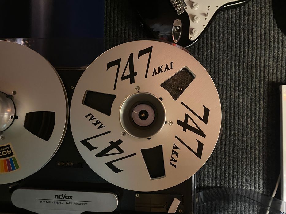 Szpule magnetofonowe, aluminiowe Akai 747