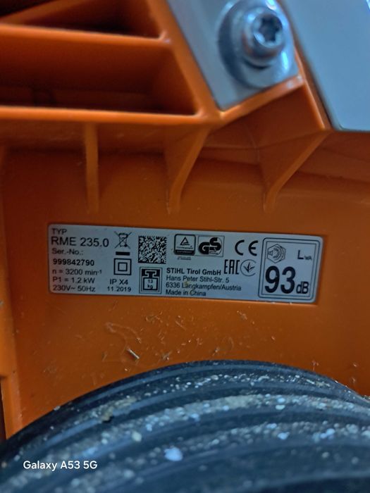 Máquina relva eléctrica Stihl RME 235