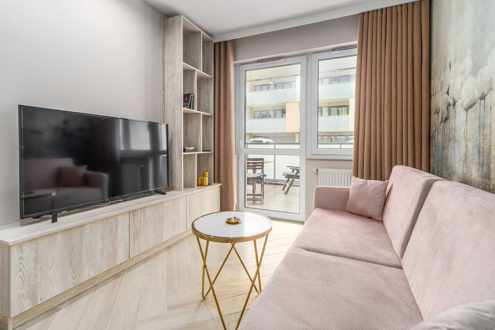 Apartament LaTrevi Kołobrzeg 2 pokojowy z aneksem tarasem 300 m morze