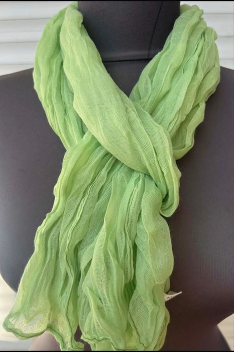 Szalik szal gnieciony gladki