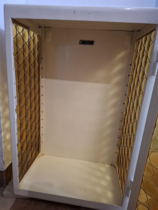 Szafka witryna loft, prl.metalowa lekarska
