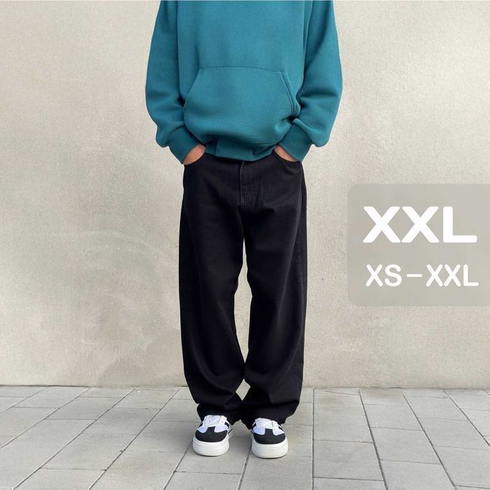 Джинси чоловічі baggy jeans, широкие джинсы мужские реп rap sk8 XXL
