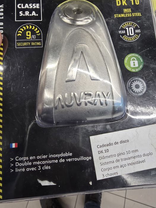 Cadeado de disco mota marca Auvray DK10