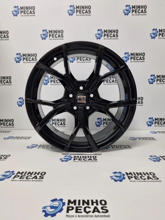Jantes Look Seat Ibiza em 17 (5x100) Preto Brilho
