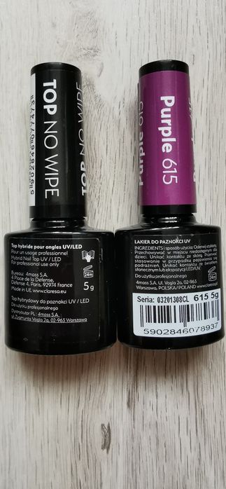 Nowe lakiery hybrydowe Claresa 2 sztuki