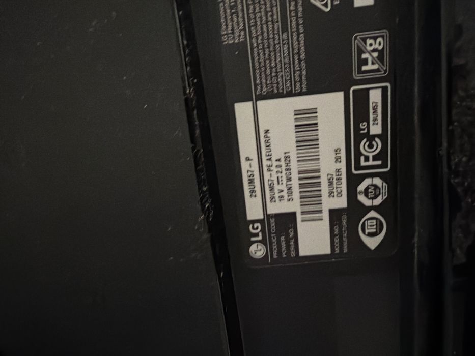 Monitor ultra wide 29” IPS UFWHD