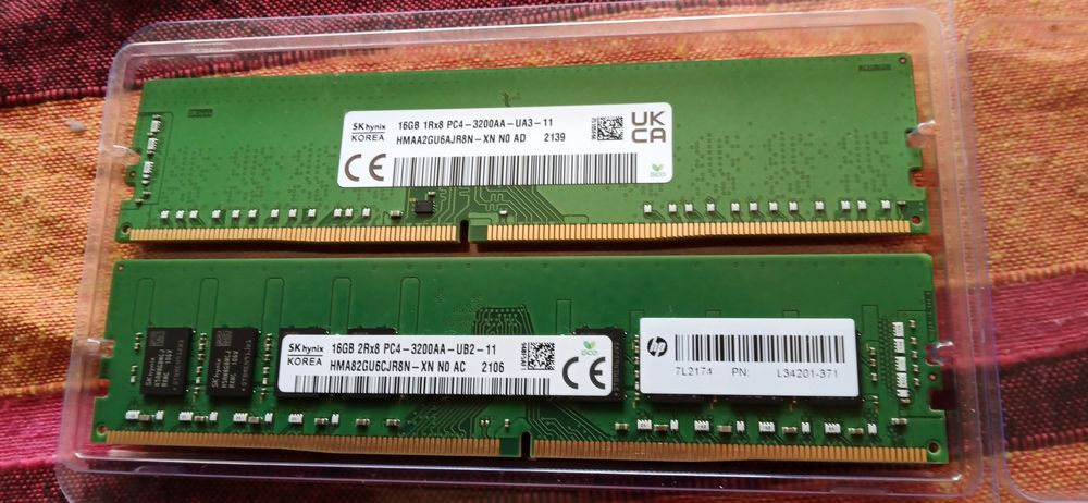 Memoria ddr4 32gb 3200mhz