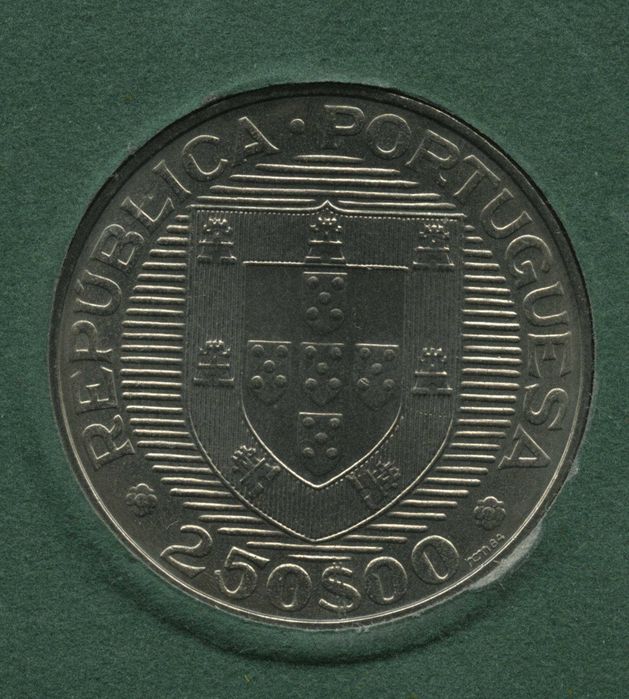 Moeda de 250$00 - Conferência Mundial das Pescas - FAO