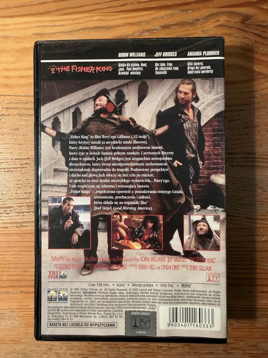 The Fisher King VHS – Robin Williams, film kultowy