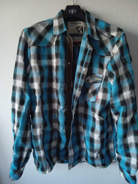 koszula męska w kratke