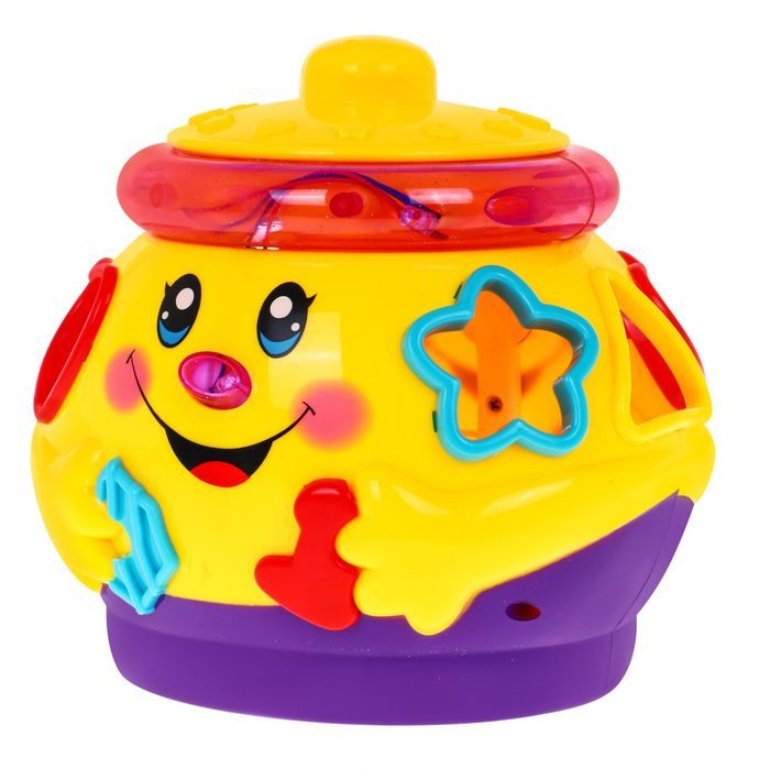 Tańczący Garnuszek Z Pokrywką 2W1 Dla Dzieci 18M+ Sorter Kształtów
