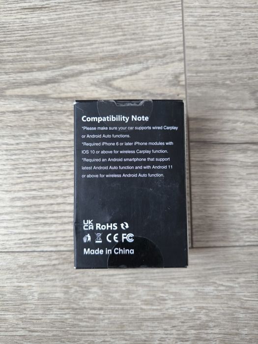 bezprzewodowy adapter carplay android auto 2w1
