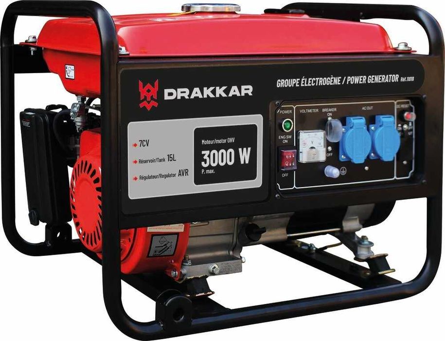 Gerador Energia Gasolina 3Kw/3.5Kw/5.5Kw DRAKKAR JL20