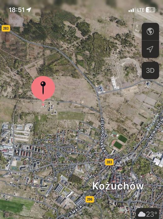 Działka, działki Kożuchów, Podbrzezie dolne. Diamentowa, Kryształowa – pohled 5