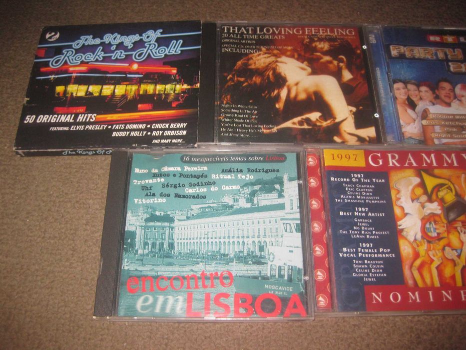 Lote de 7 CDs de música (Colectâneas)